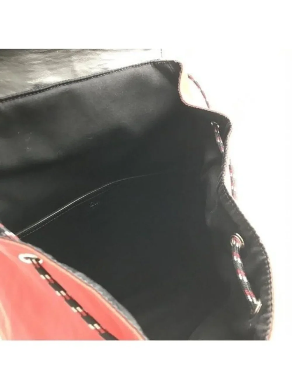 Christian Dior Leather and Canvas Bumblebee Leather Backpack with the Rucksack